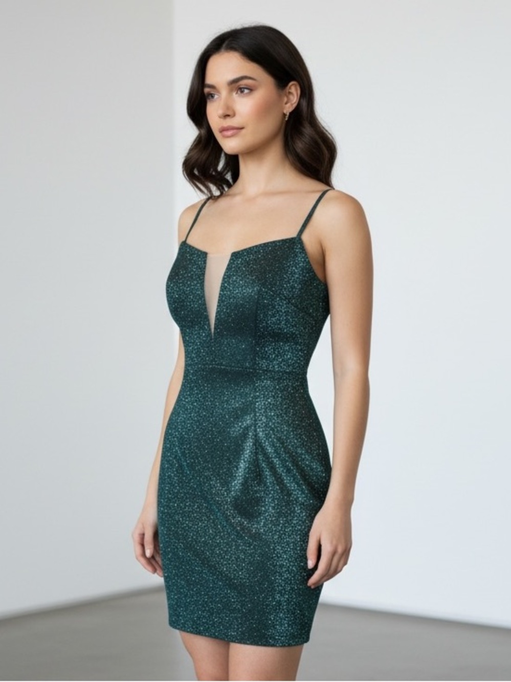 BLUE SHIMMER Cocktail Dress